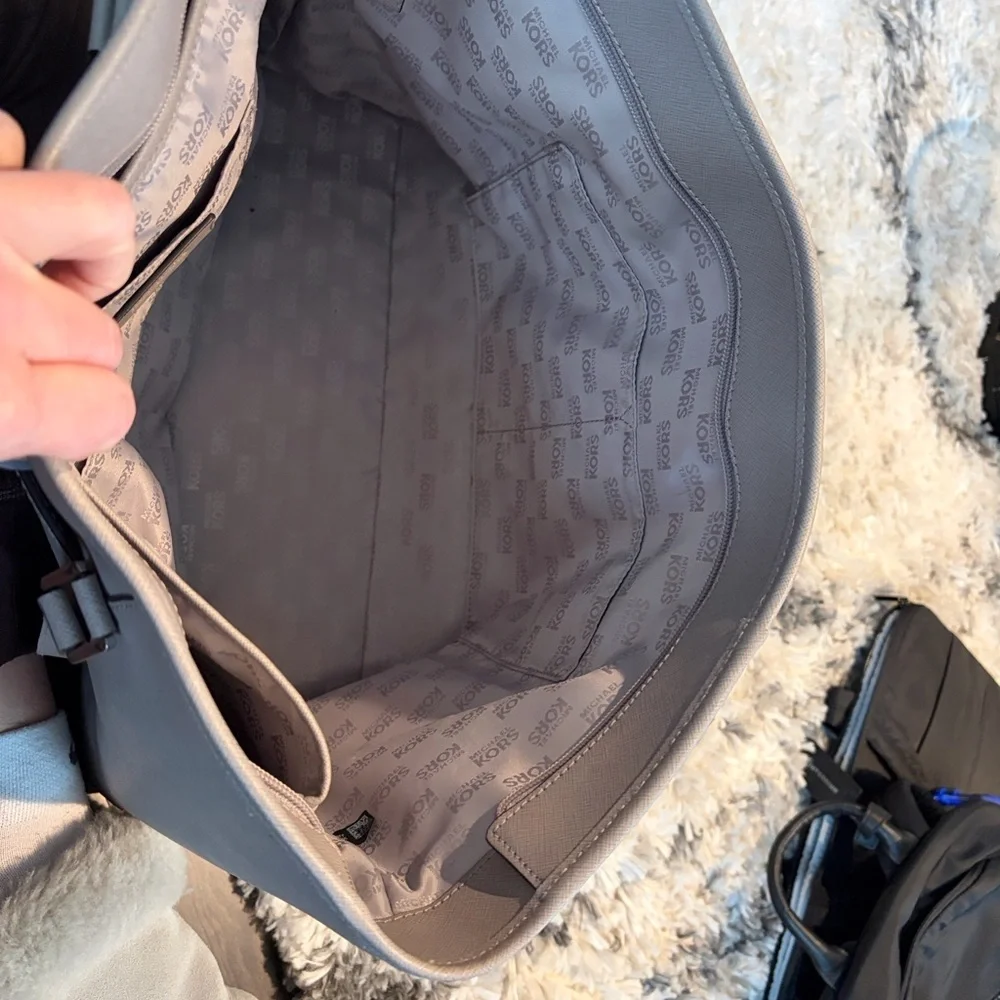 Michael Kors Grey/Silver Tote Bag